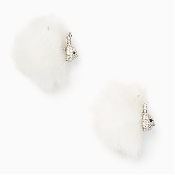 Kate Spade Bunny Rabbit Reversible Earrings - Picture 3 of 5